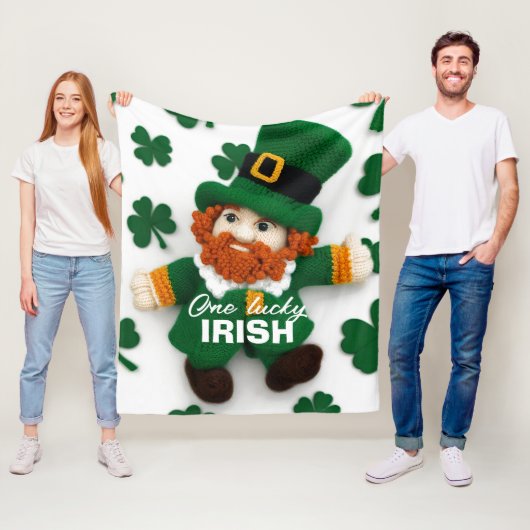 Couverture Polaire Jour de la sainte-Patrick 2024 (En situation)