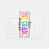 Couverture Polaire Jour De L'École 2023 Autographe 1ère Année (Devant (Horizontal))