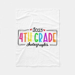 Couverture Polaire Jour De L'École 2023 Autographe 4ème Graduation