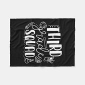 Couverture Polaire Jour De L'École Troisième Classe Enseignant D'Équi (Devant (Horizontal))