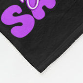 Couverture Polaire Jour de sensibilisation à la surdose de ruban viol (Coin)