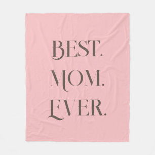 Couverture Polaire Jour des Mères Cadeau Fleece Sherpa Blanket Rose m