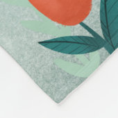 Couverture Polaire Jour des mères florales de la meilleure maman mode (Coin)