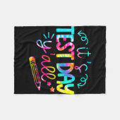 Couverture Polaire Jour d'essai de teinture Enseignant T Chemise It # (Devant (Horizontal))