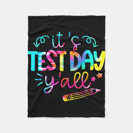 Couverture Polaire Jour d'essai de teinture Enseignant T Chemise It # (Devant)