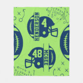 Couverture Polaire Jour du jeu de football (Devant)