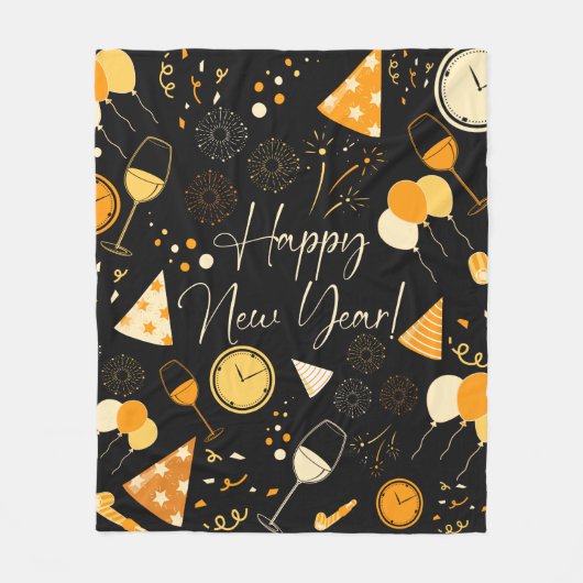 Couverture Polaire Jour du Nouvel An (Devant)