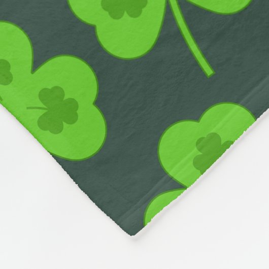 COUVERTURE POLAIRE JOUR DU SHAMROCK GREEN LEAF ST PATRICK (Coin)