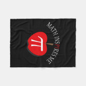 Couverture Polaire Jour Pi 3.14 Les Maths Drôle M'Inspirent (Devant (Horizontal))