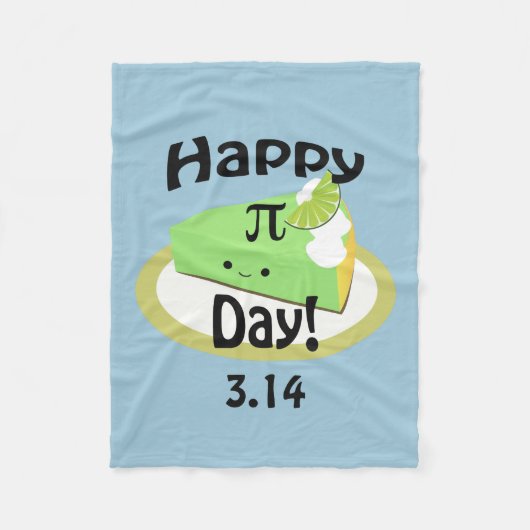 Couverture Polaire Jour Pi Joyeux (Devant)