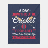 Couverture Polaire Jour sans cricket Funky Sports (Devant)