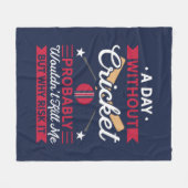 Couverture Polaire Jour sans cricket Funky Sports (Devant (Horizontal))