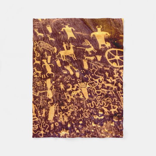 Couverture Polaire Journal Rock American Indian Utah (Devant)