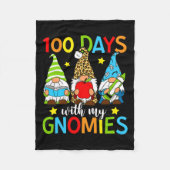 Couverture Polaire Jours Avec Mes Gnomies Gnome 100 Jours D'École Sma (Devant)