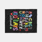 Couverture Polaire Jours d'alphabet scolaire Lore Costume scolaire d' (Devant (Horizontal))