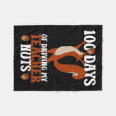 Couverture Polaire Jours De Conduite Enseignant Nuts École Rétro Équi (Devant (Horizontal))