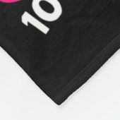 Couverture Polaire Jours De L'École 100 Jours Coeur Plus Intelligent (Coin)