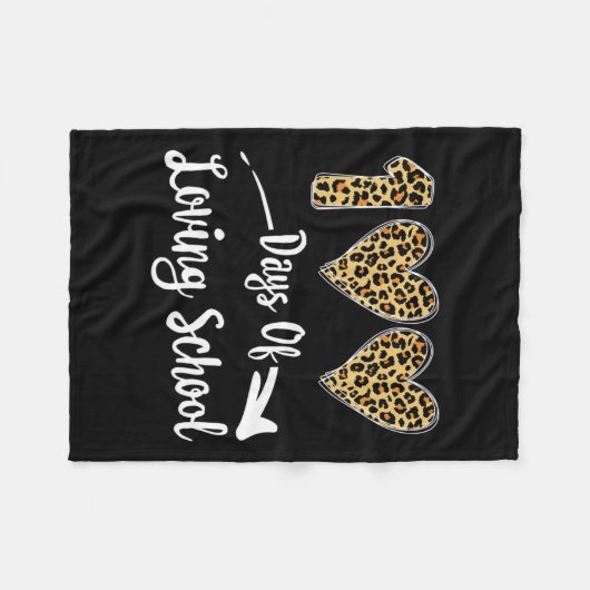 Couverture Polaire Jours D'École D'Amour (Devant (Horizontal))