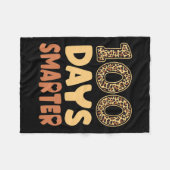 Couverture Polaire Jours Enseignant Smarter Leopard 100e Jour De L'Éc (Devant (Horizontal))
