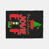 Couverture Polaire Jovie Elf Matching Family Lighting Christmas (Devant (Horizontal))