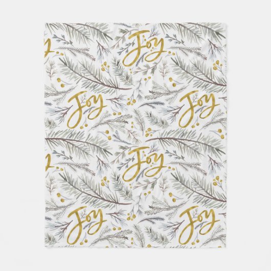 Couverture Polaire Joy Fir Twigs (Devant)