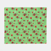 Couverture Polaire Joy Texte sur le vert pâle (Devant (Horizontal))
