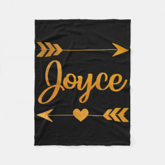 Couverture Polaire Joyce Nom Personnalisé Drôle Anniversaire Personna
