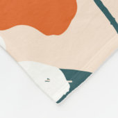 Couverture Polaire Joyeuse fleur sèche peinte fleurit sans couture mo (Coin)