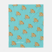 Couverture Polaire Joyeuse gaufre au sirop et au beurre (Devant)