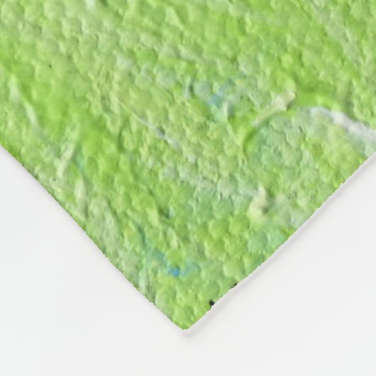 Couverture Polaire Joyeuse peinture de petit cochon (Coin)