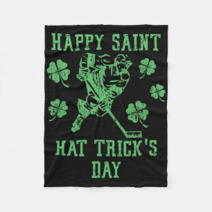 Couverture Polaire Joyeuse Saint Chapeau Tours Jour Drôle St Patrick'