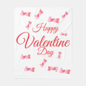 Couverture Polaire Joyeuse Saint-Valentin (Devant)