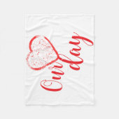 Couverture Polaire Joyeuse Saint-Valentin (Devant)