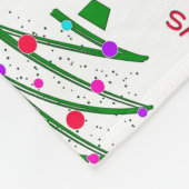 Couverture Polaire Joyeuses fêtes (Coin)