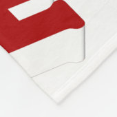 Couverture Polaire Joyeuses fêtes Teddy Bear typographie de Noël (Coin)