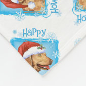 Couverture Polaire Joyeuses vacances Chessie (Coin)