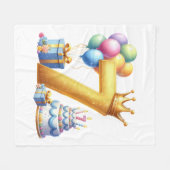 Couverture Polaire Joyeux 7ème Anniversaire (Devant (Horizontal))