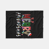 Couverture Polaire Joyeux amis Amis Noël Correspondances Noël G (Devant (Horizontal))