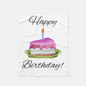 Couverture Polaire Joyeux anniversaire ! (Devant)