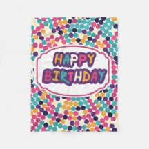 Joyeux anniversaire avec texte personnalisé Cercle