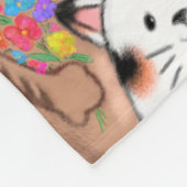 Couverture Polaire Joyeux Anniversaire Chat Bébé Fleece Blanket (Coin)