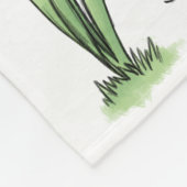 Couverture Polaire Joyeux art de Pâques (Coin)