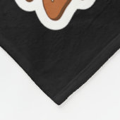 Couverture Polaire Joyeux biscuits de Noël Pain d'épice Homme Boulang (Coin)