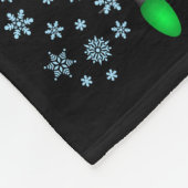 Couverture Polaire Joyeux Cheval de Noël avec chapeau de Père Noël (Coin)