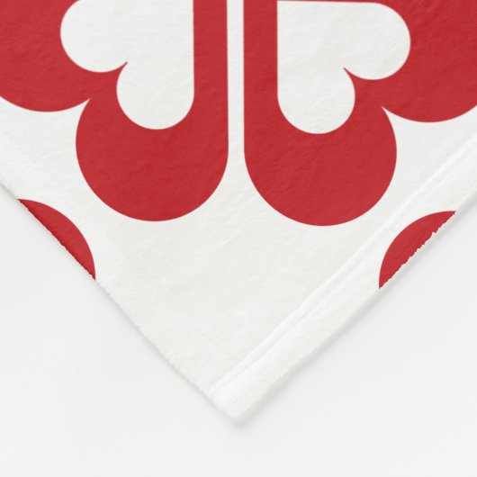 Couverture Polaire Joyeux Coeur (Coin)