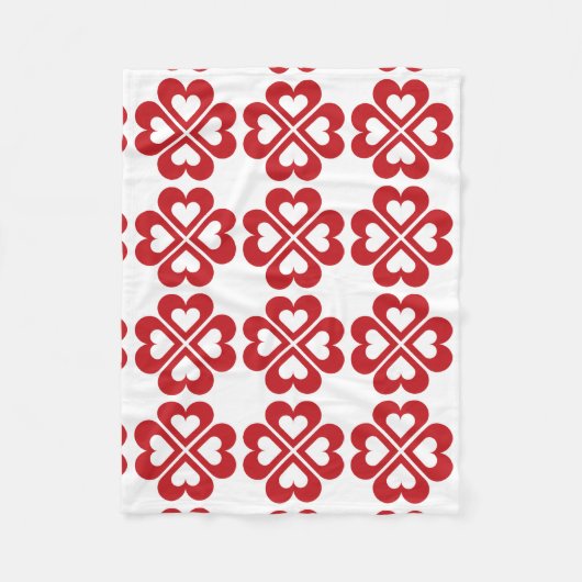 Couverture Polaire Joyeux Coeur (Devant)