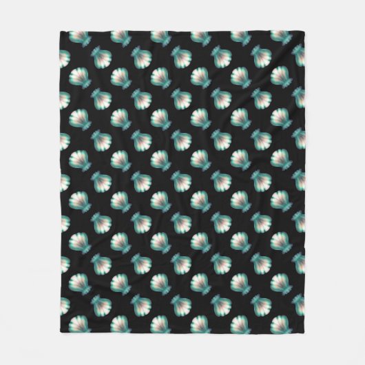 Couverture Polaire Joyeux comme un clam (Devant)