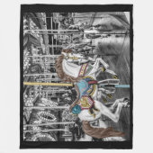 Couverture Polaire Joyeux disparaissent le carrousel de rond (Devant)