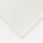 Couverture Polaire Joyeux et brillant texte de script rouge et blanc (Coin)