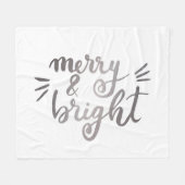 Couverture Polaire Joyeux et lumineux - argent (Devant (Horizontal))